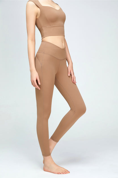 V-Waist Sports Leggings-Teresa&#39;s Fashionista LLC