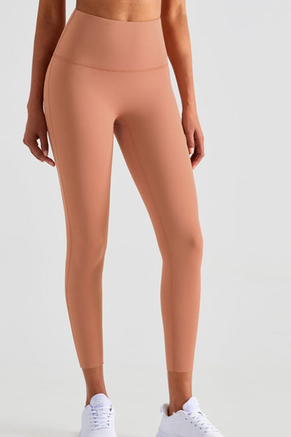 High Waist Seamless Ankle-Length Yoga Leggings-Teresa&#39;s Fashionista LLC