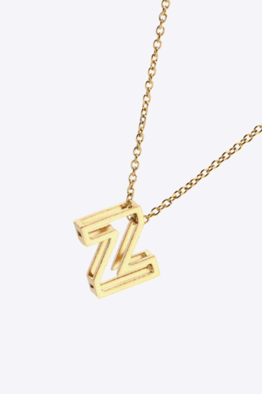 U to Z Letter Pendant Nekclace-Teresa&#39;s Fashionista LLC