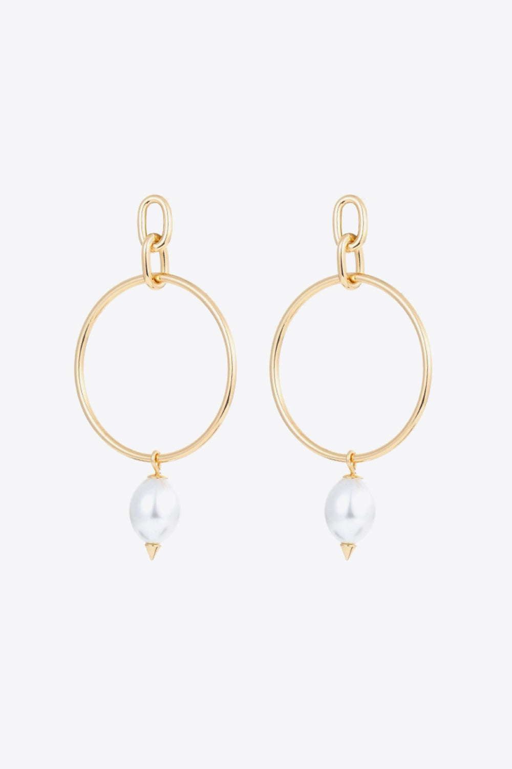 No Worries Pearl Drop Earrings-Teresa&#39;s Fashionista LLC