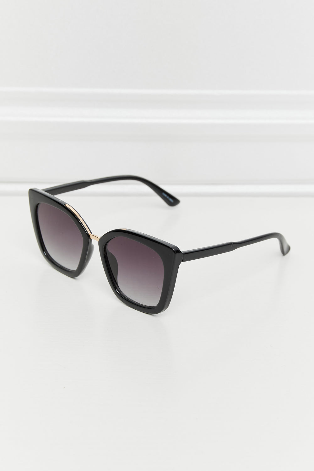 Cat Eye Full Rim Polycarbonate Sunglasses-Teresa&#39;s Fashionista LLC