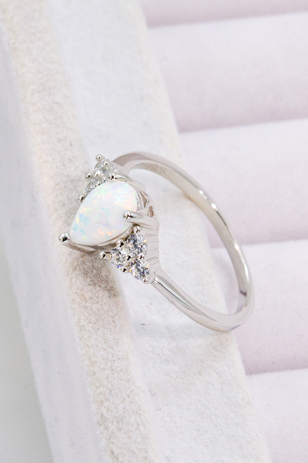 Limitless Love Opal and Zircon Ring-Teresa&#39;s Fashionista LLC