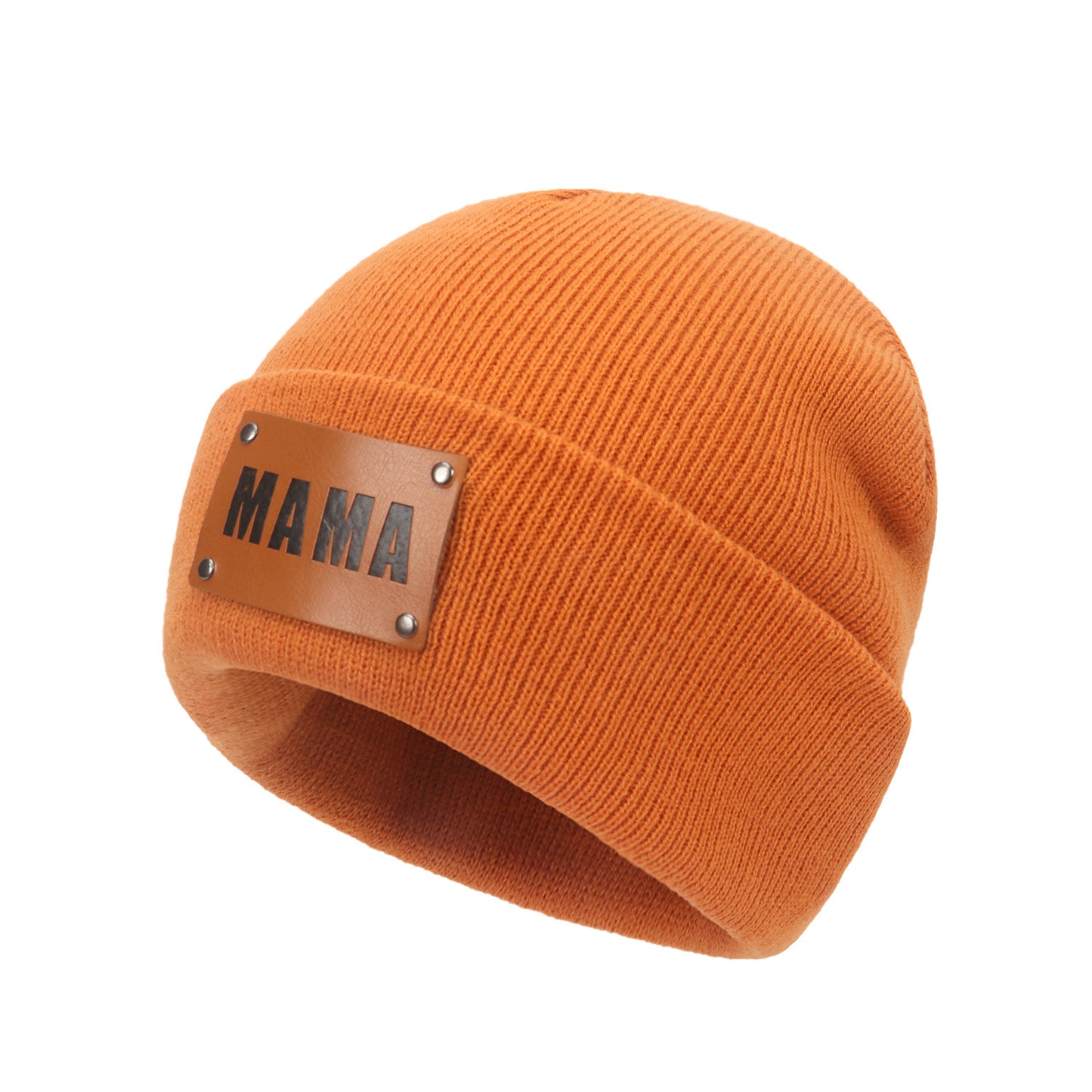 MAMA Warm Winter Knit Beanie-Teresa&#39;s Fashionista LLC