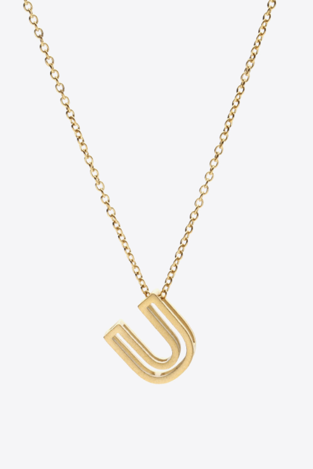 U to Z Letter Pendant Nekclace-Teresa&#39;s Fashionista LLC