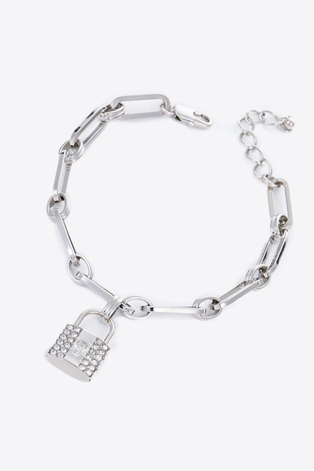 Lock Charm Chain Bracelet-Teresa&#39;s Fashionista LLC