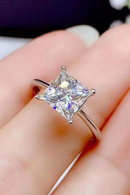 5 Carat Moissanite Solitaire Ring-Teresa&#39;s Fashionista LLC