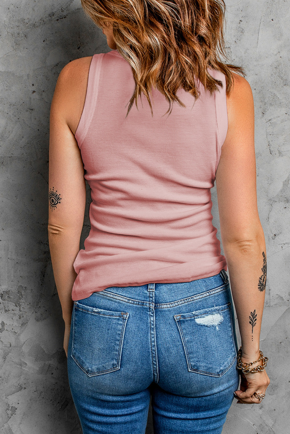 Round Neck Tank-Teresa&#39;s Fashionista LLC