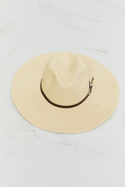 Fame Boho Summer Straw Fedora Hat-Teresa&#39;s Fashionista LLC