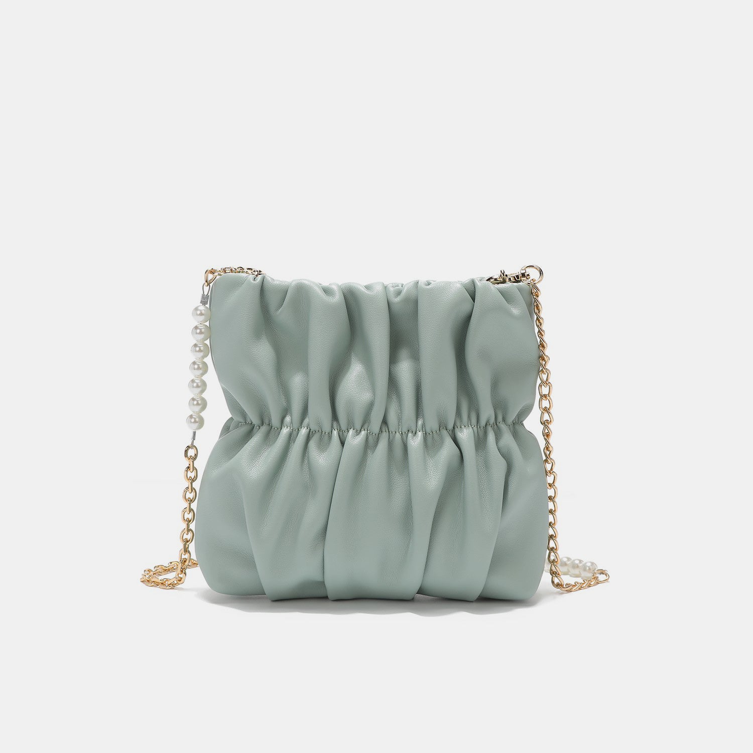 Nicole Lee USA Pearl Bow Chain Strap Purse-Teresa&#39;s Fashionista LLC