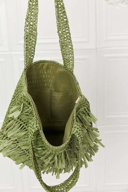 Fame The Last Straw Fringe Straw Tote Bag-Teresa&#39;s Fashionista LLC