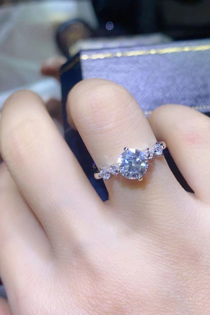 Something To See 1 Carat Moissanite Ring-Teresa&#39;s Fashionista LLC