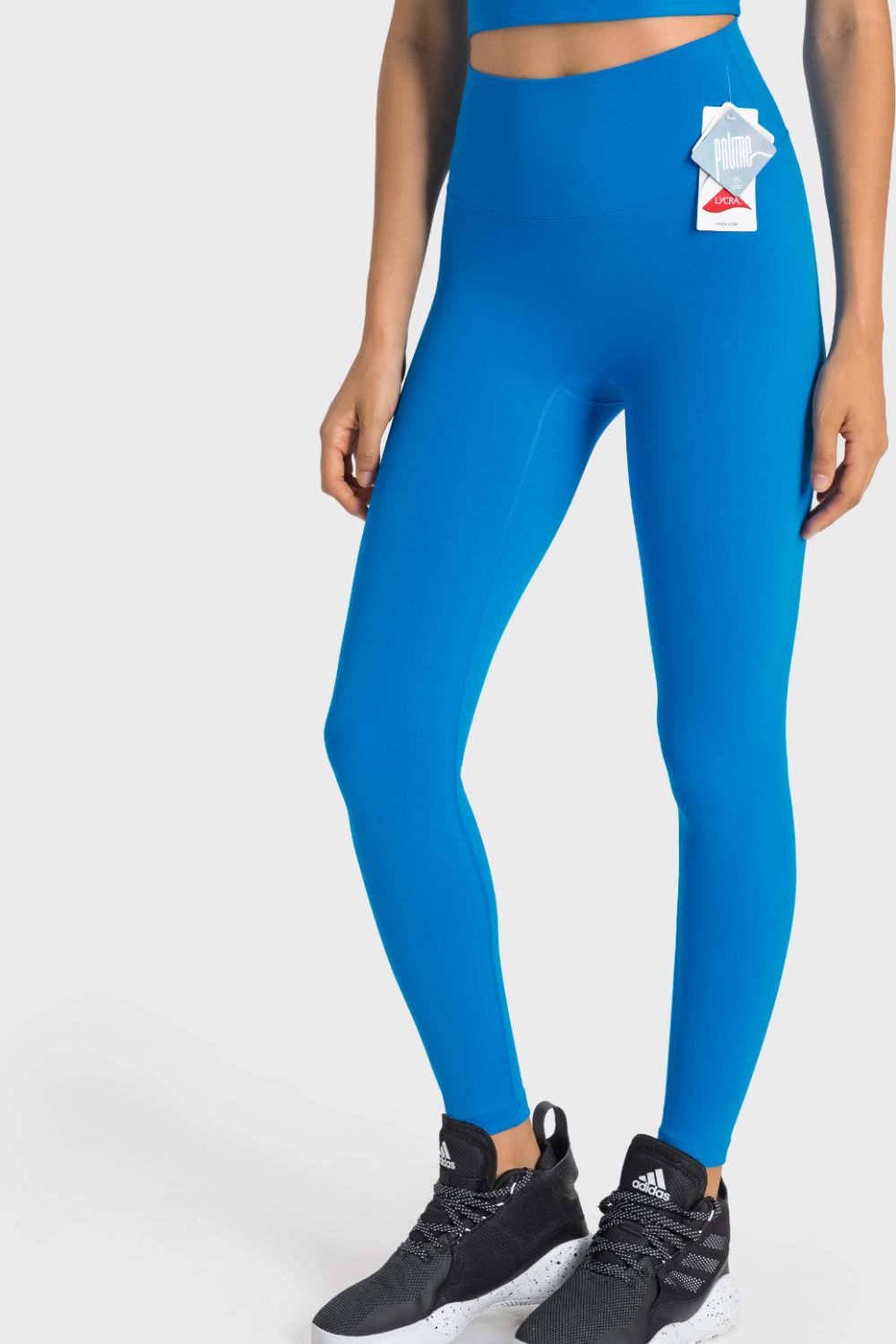 High-Rise Wide Waistband Yoga Leggings-Teresa&#39;s Fashionista LLC