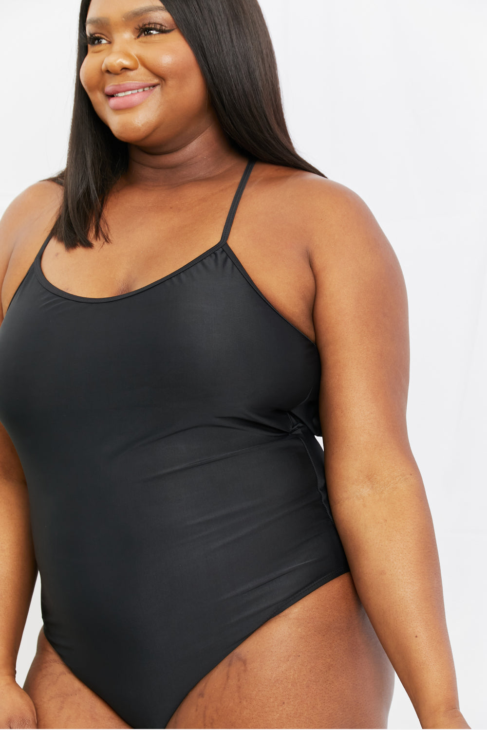 Marina West Swim High Tide One-Piece in Black-Teresa&#39;s Fashionista LLC