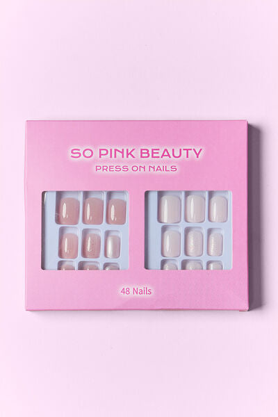 SO PINK BEAUTY Press On Nails 2 Packs-Teresa&#39;s Fashionista LLC