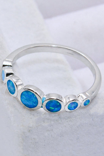 925 Sterling Silver Multi-Opal Ring-Teresa&#39;s Fashionista LLC