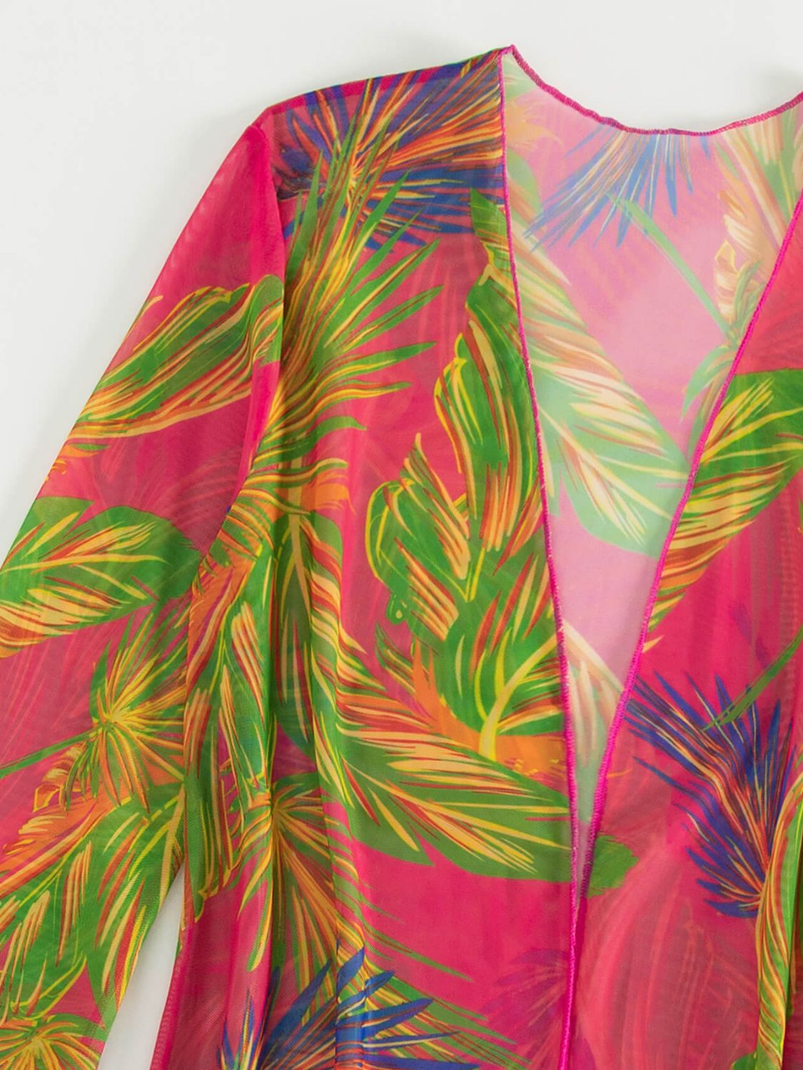 Botanical Print Tube Top, Swim Bottoms, and Cover Up Set-Teresa&#39;s Fashionista LLC