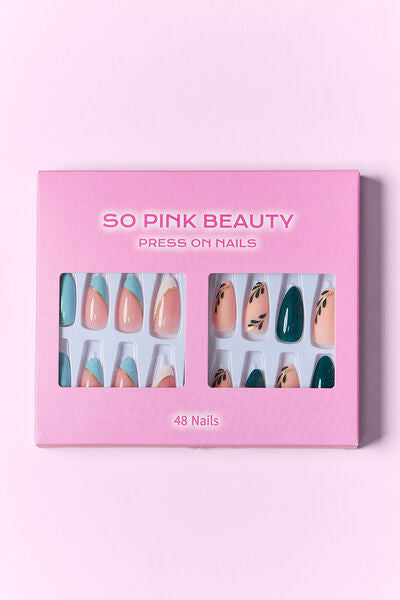 SO PINK BEAUTY Press On Nails 2 Packs-Teresa&#39;s Fashionista LLC