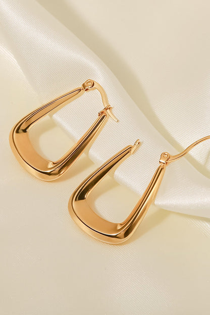 18K Gold-Plated Geometric Earrings-Teresa&#39;s Fashionista LLC