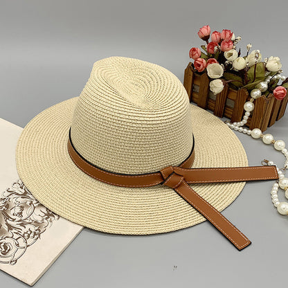 Wide Brim Paper Braided Hat-Teresa&#39;s Fashionista LLC