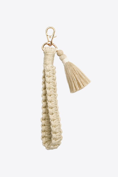 Wristlet Keychain with Tassel-Teresa&#39;s Fashionista LLC