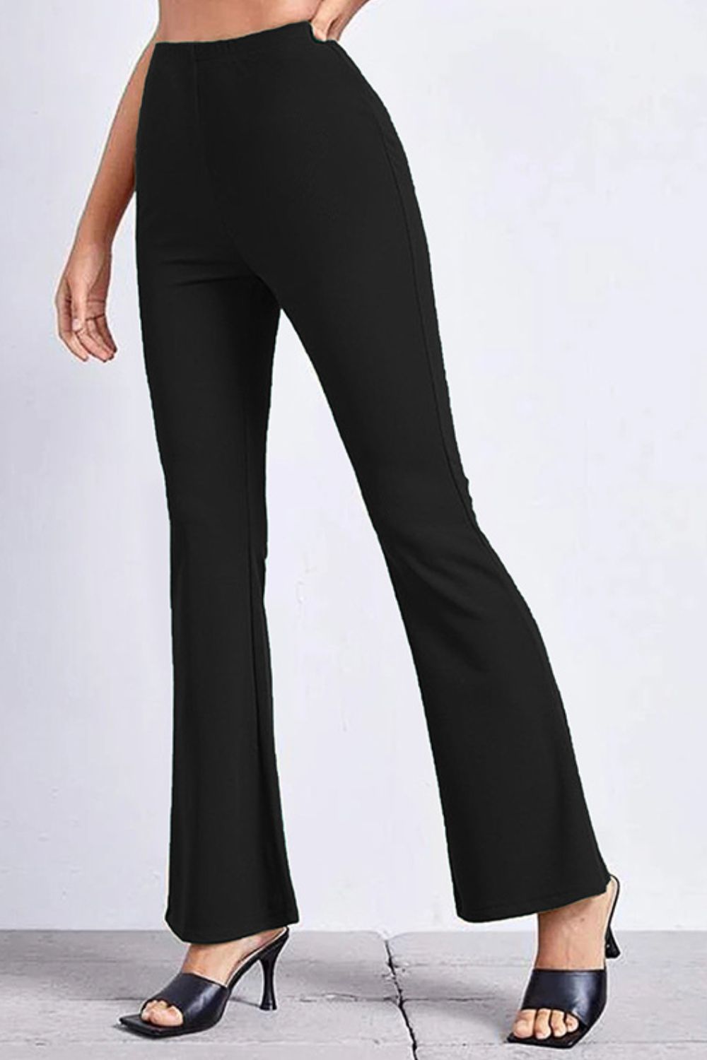 High Rise Flare Pants-Teresa&#39;s Fashionista LLC