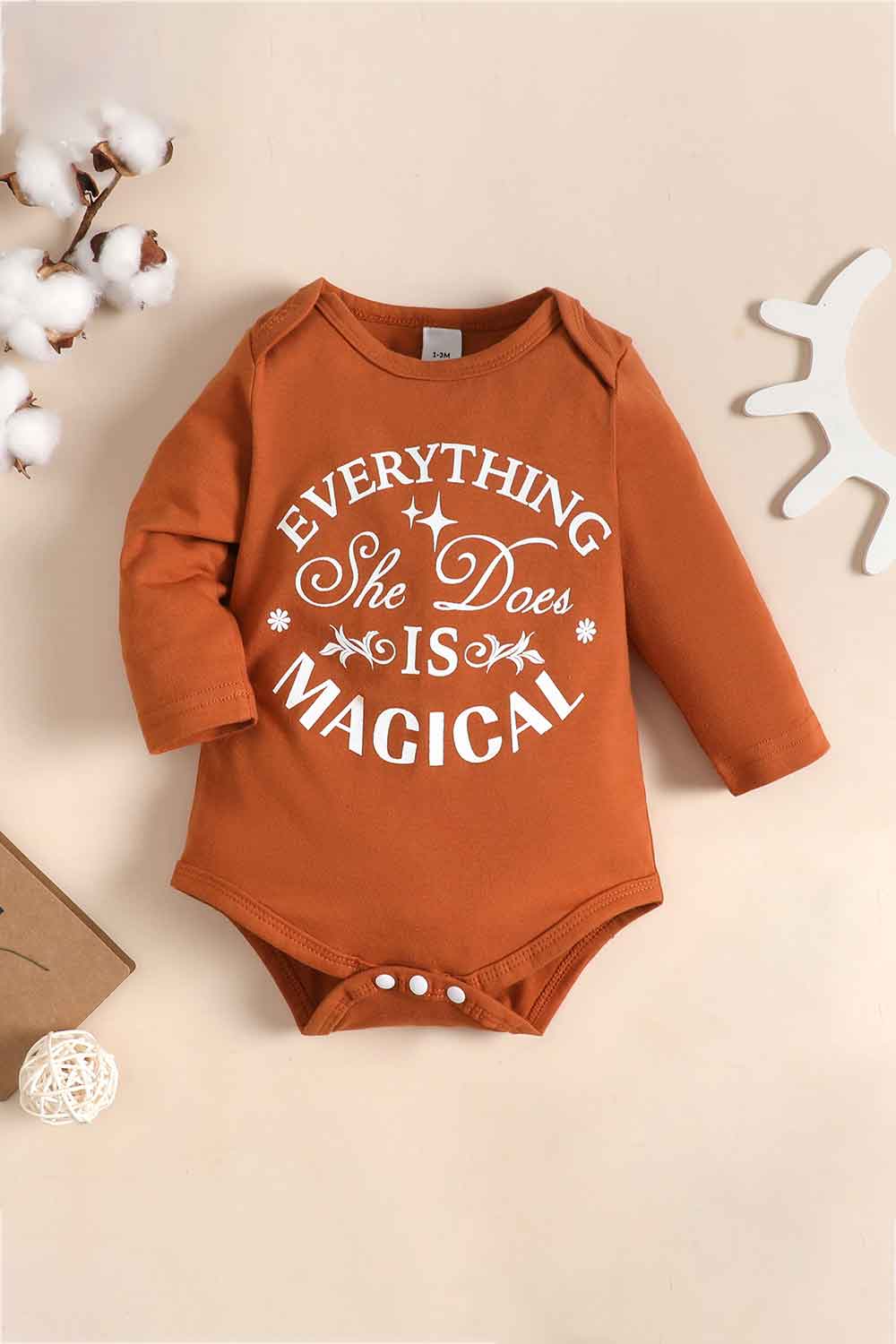 Baby Graphic Long Sleeve Bodysuit-Teresa&#39;s Fashionista LLC