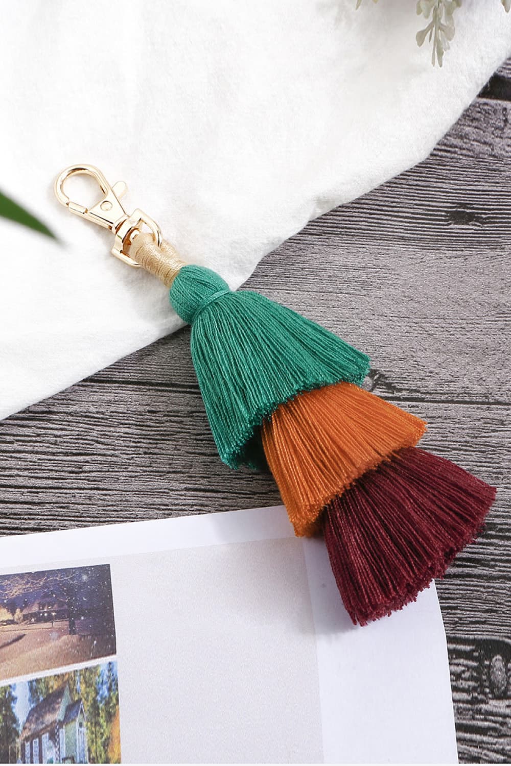 Layered Tassel Keychain-Teresa&#39;s Fashionista LLC