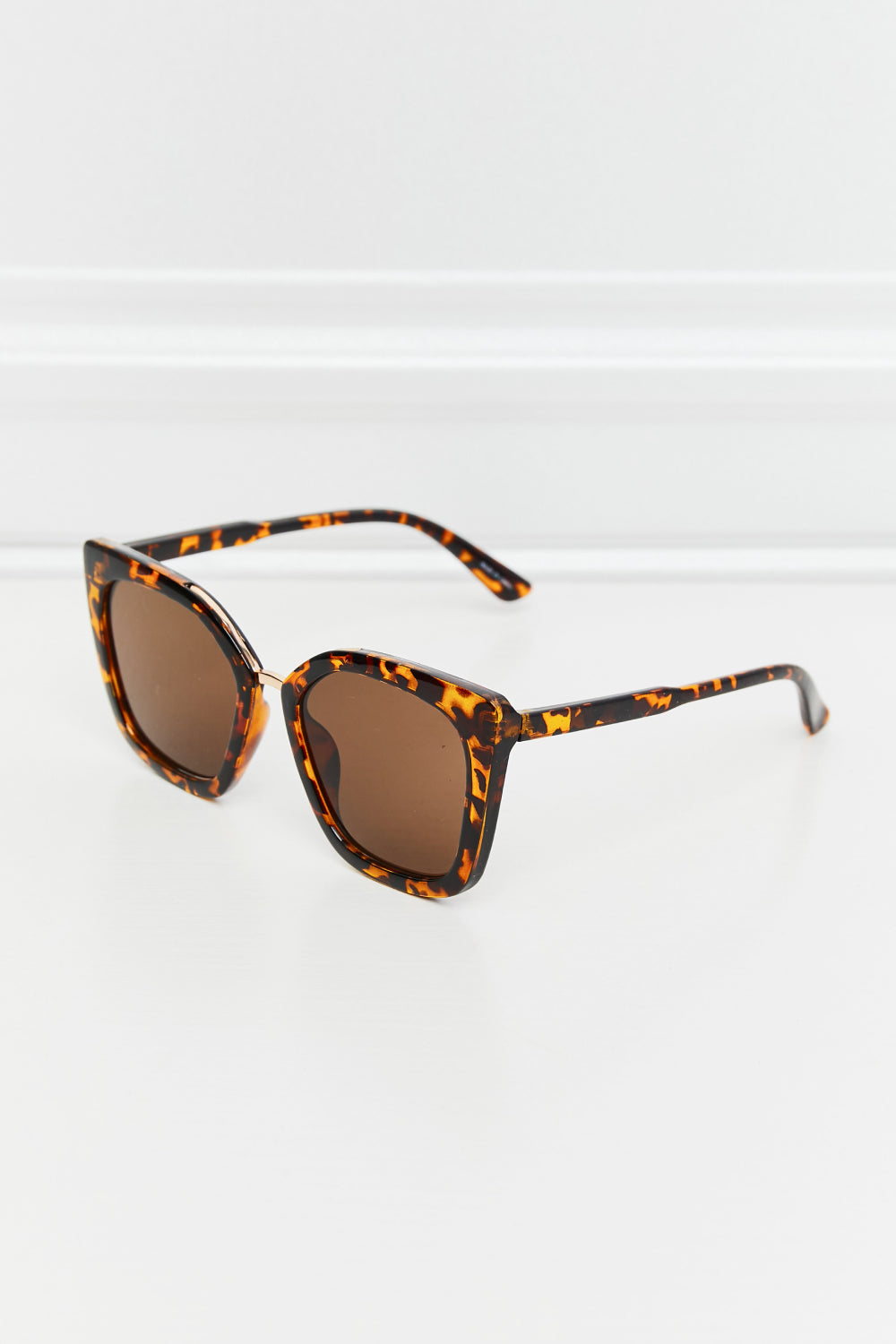 Cat Eye Full Rim Polycarbonate Sunglasses-Teresa&#39;s Fashionista LLC