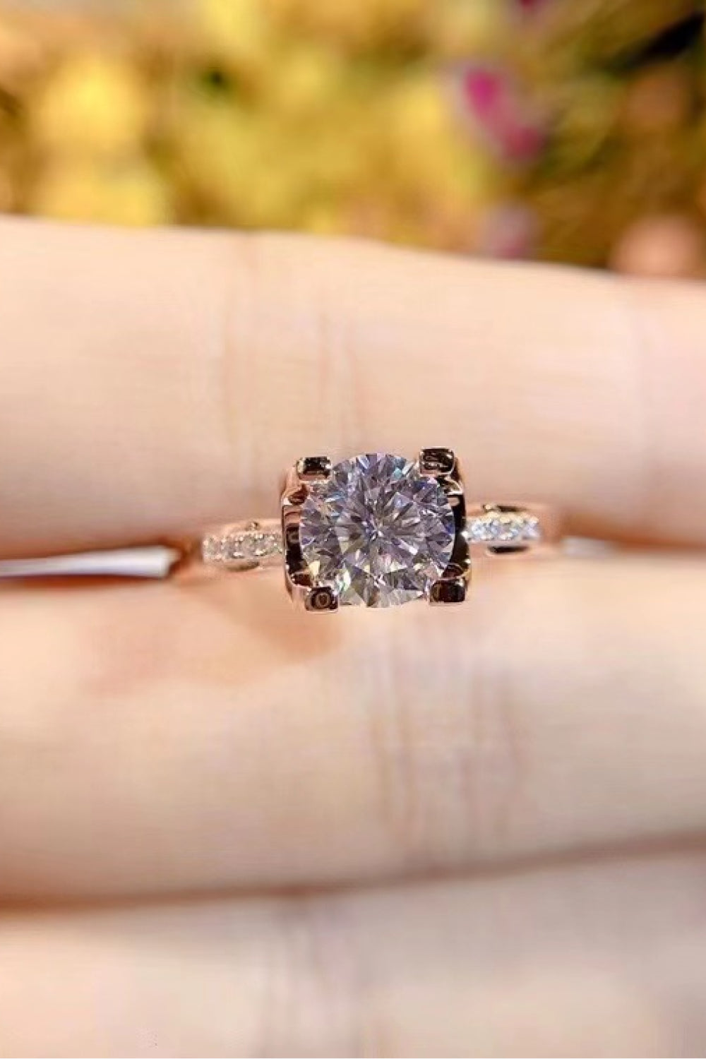 1 Carat Moissanite Ring-Teresa&#39;s Fashionista LLC