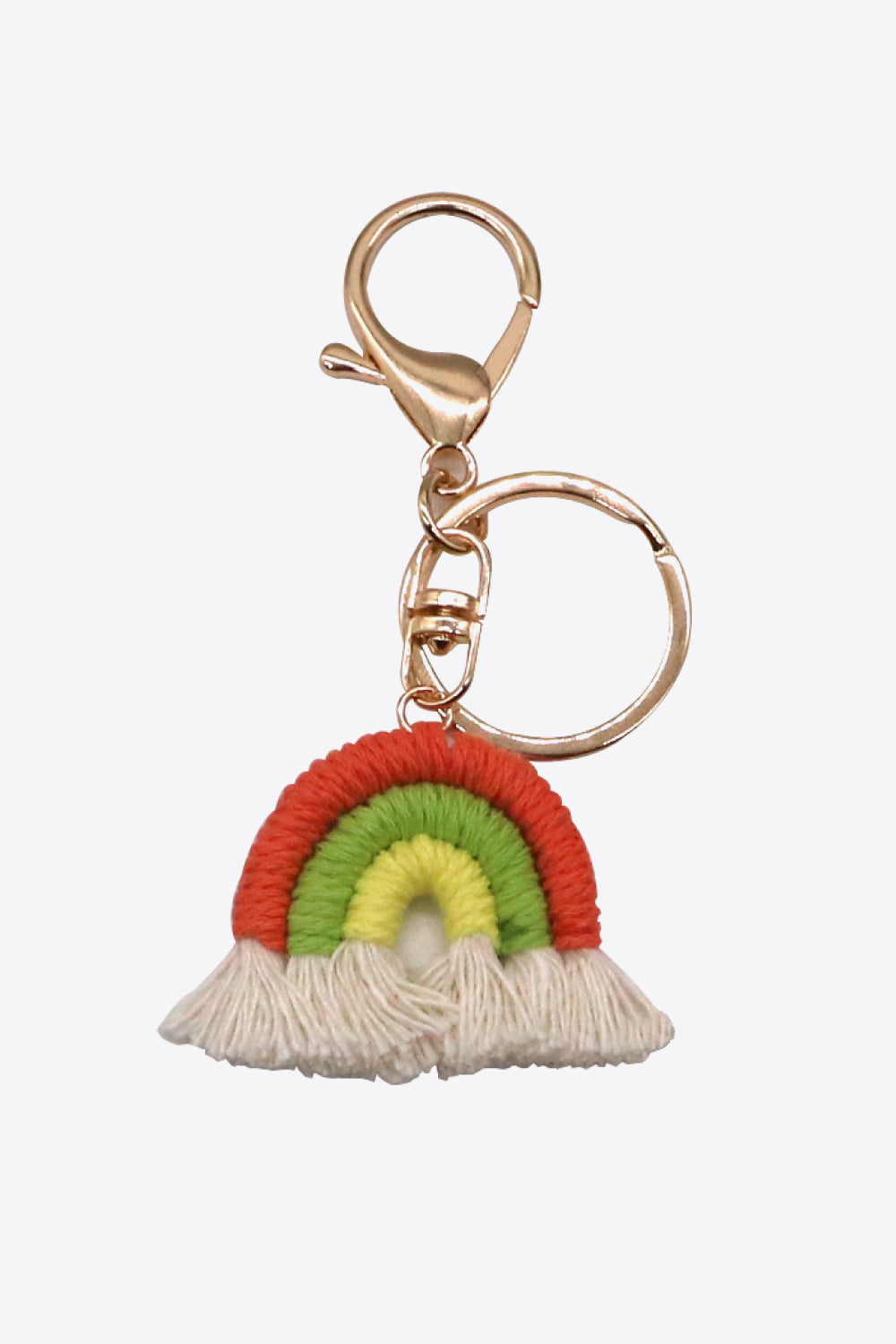 Assorted 4-Pack Rainbow Fringe Keychain-Teresa&#39;s Fashionista LLC