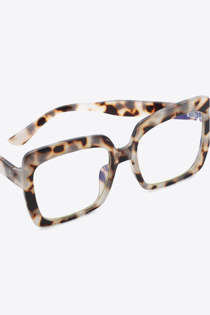 Tortoiseshell Full Rim Square Sunglasses-Teresa&#39;s Fashionista LLC