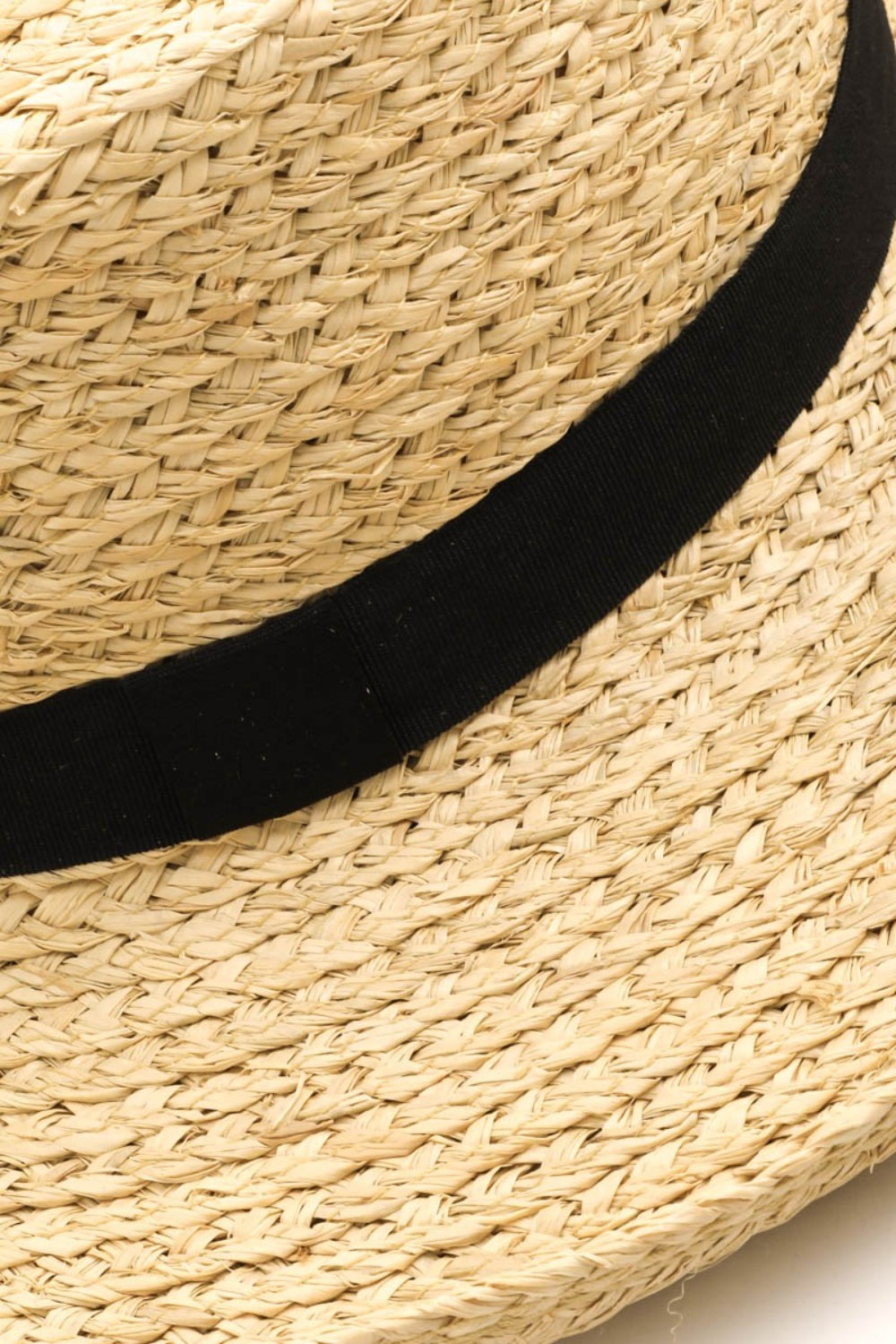 Fame Wide Brim Straw Weave Hat-Teresa&#39;s Fashionista LLC