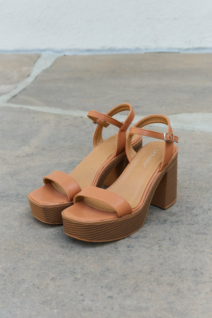 Weeboo Feel It Platform Heel Sandals-Teresa&#39;s Fashionista LLC