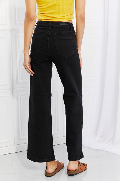 RISEN Amanda Midrise Wide Leg Jeans-Teresa&#39;s Fashionista LLC