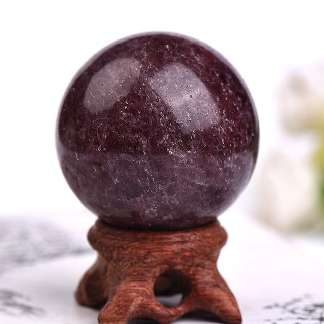 Natural Amethyst Ball-Teresa&#39;s Fashionista LLC