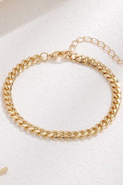 Curb Chain Copper Bracelet-Teresa&#39;s Fashionista LLC