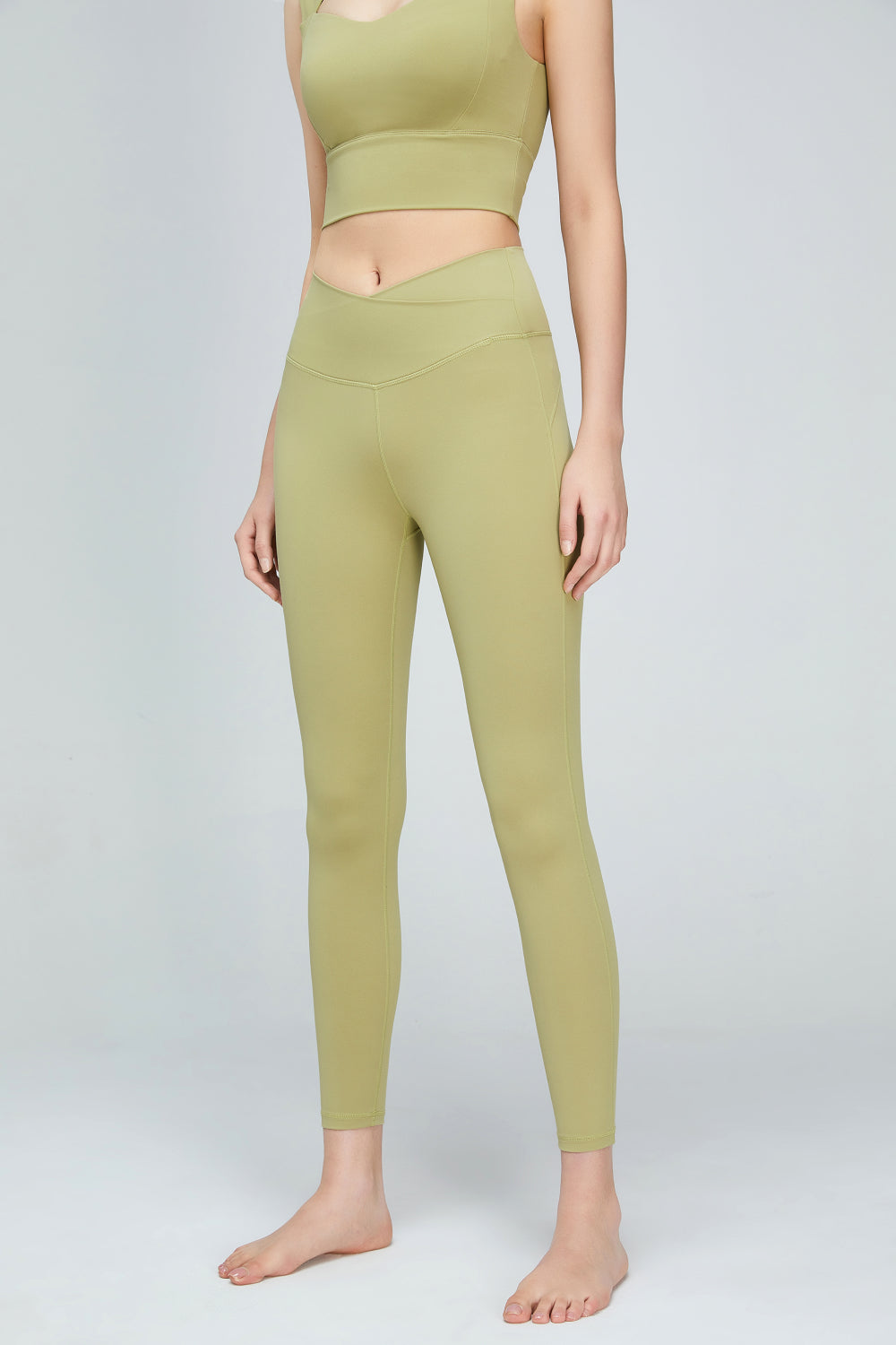 V-Waist Sports Leggings-Teresa&#39;s Fashionista LLC