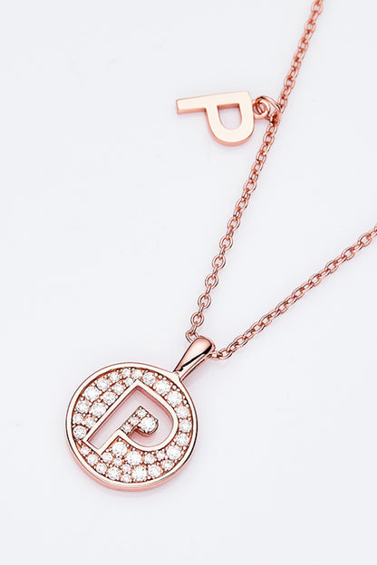 Moissanite K to T Pendant Necklace-Teresa&#39;s Fashionista LLC