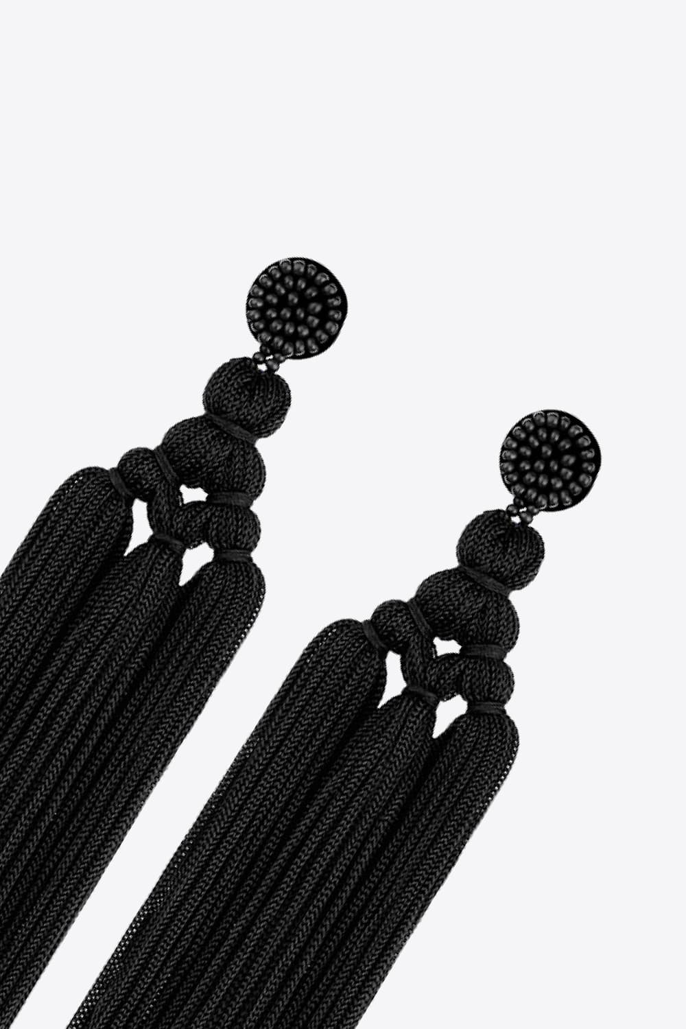 Beaded Tassel Earrings-Teresa&#39;s Fashionista LLC