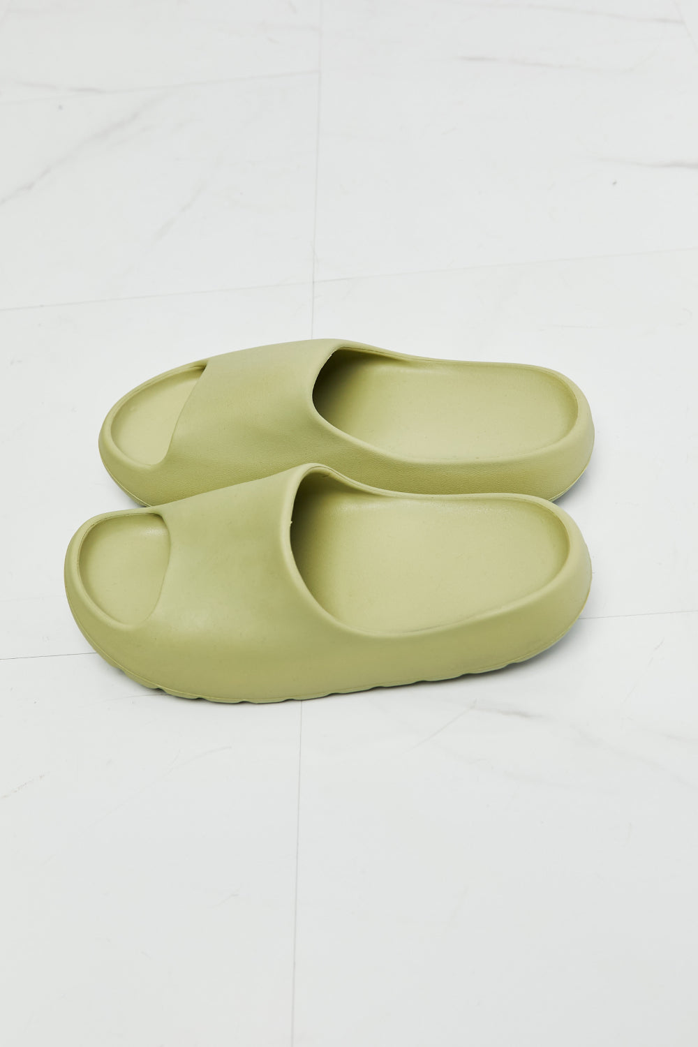 NOOK JOI In My Comfort Zone Slides in Green-Teresa&#39;s Fashionista LLC