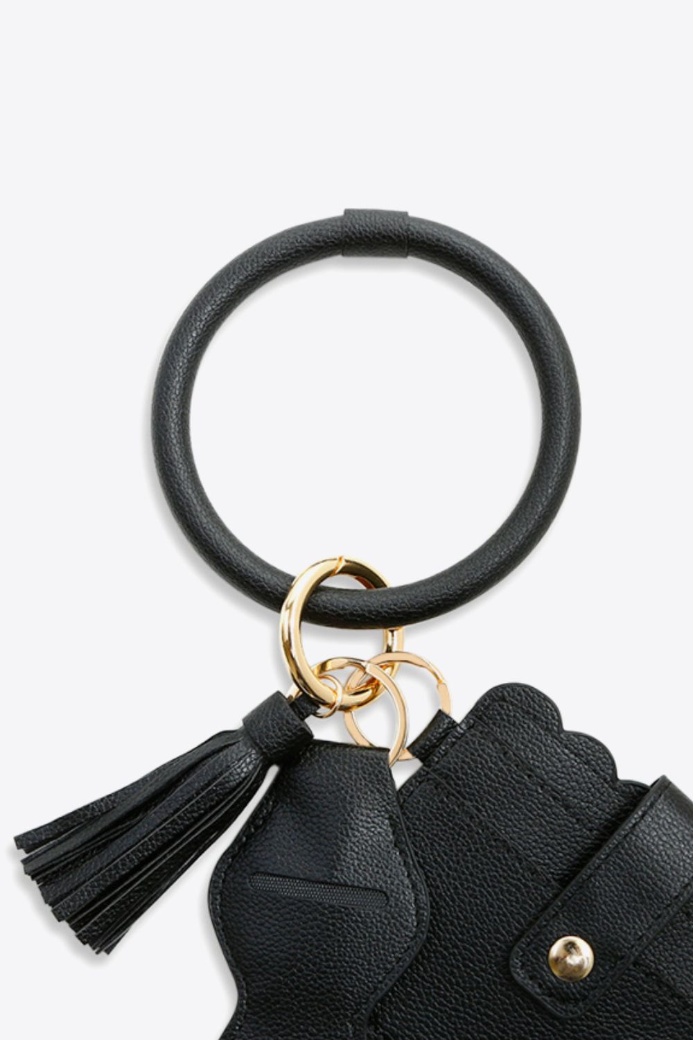 PU Wristlet Keychain with Card Holder-Teresa&#39;s Fashionista LLC