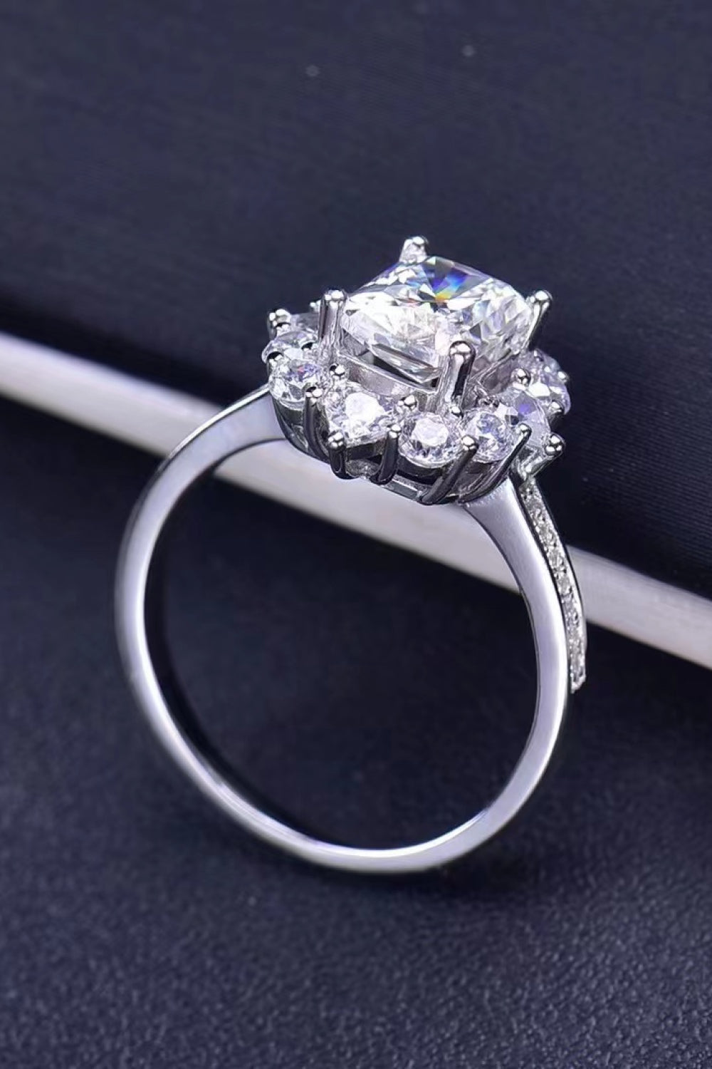 Need You Now 2 Carat Moissanite Ring-Teresa&#39;s Fashionista LLC