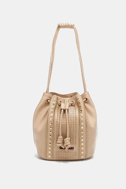 Nicole Lee USA Amy Studded Bucket Bag-Teresa&#39;s Fashionista LLC