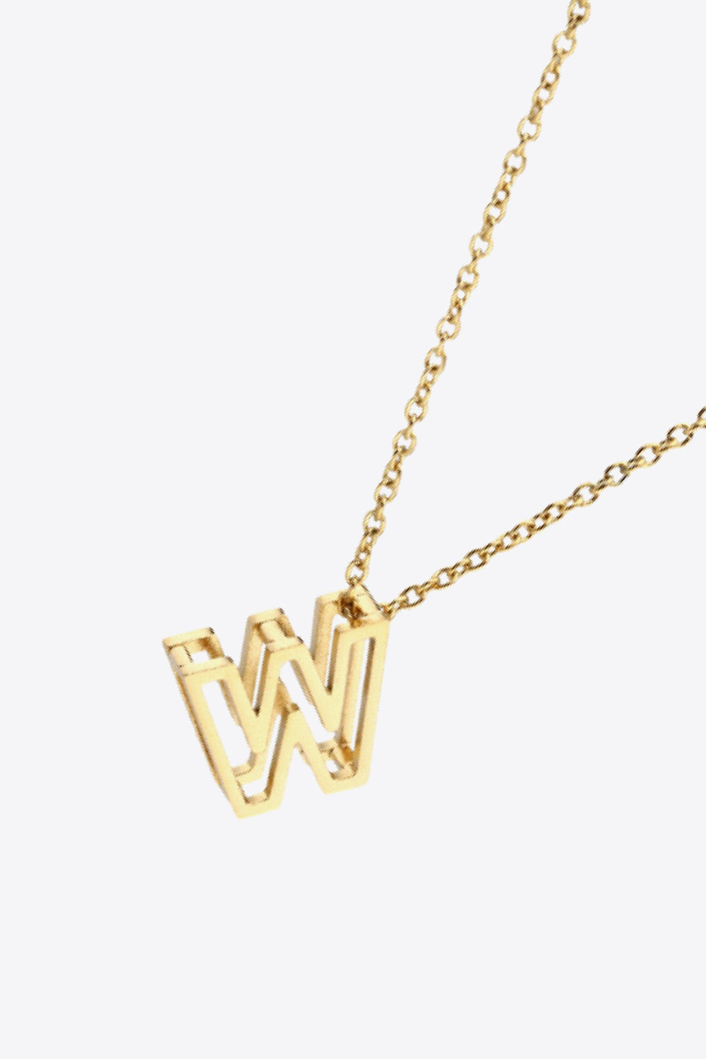 U to Z Letter Pendant Nekclace-Teresa&#39;s Fashionista LLC