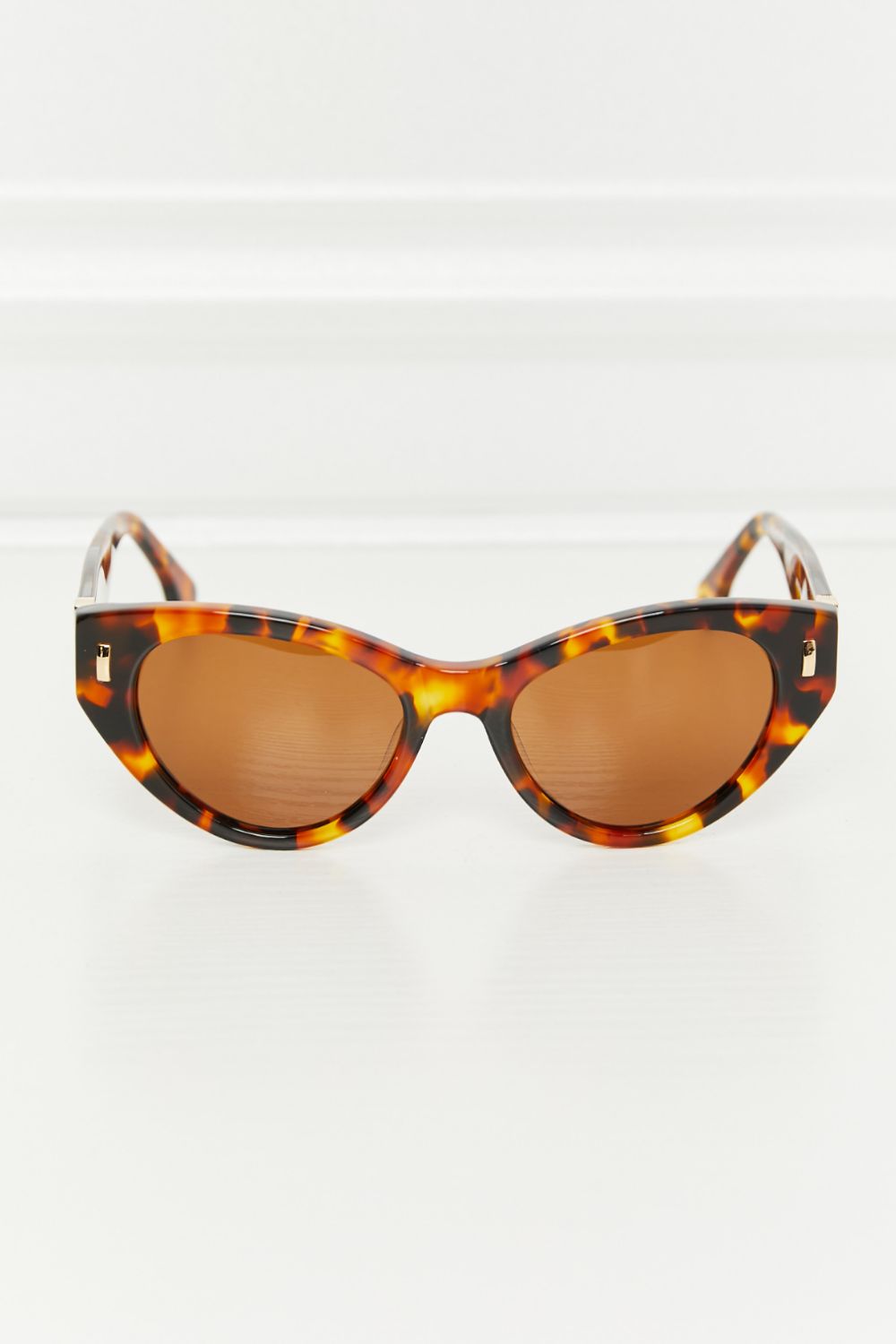 Tortoiseshell Acetate Frame Sunglasses-Teresa&#39;s Fashionista LLC