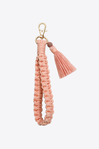 Wristlet Keychain with Tassel-Teresa&#39;s Fashionista LLC