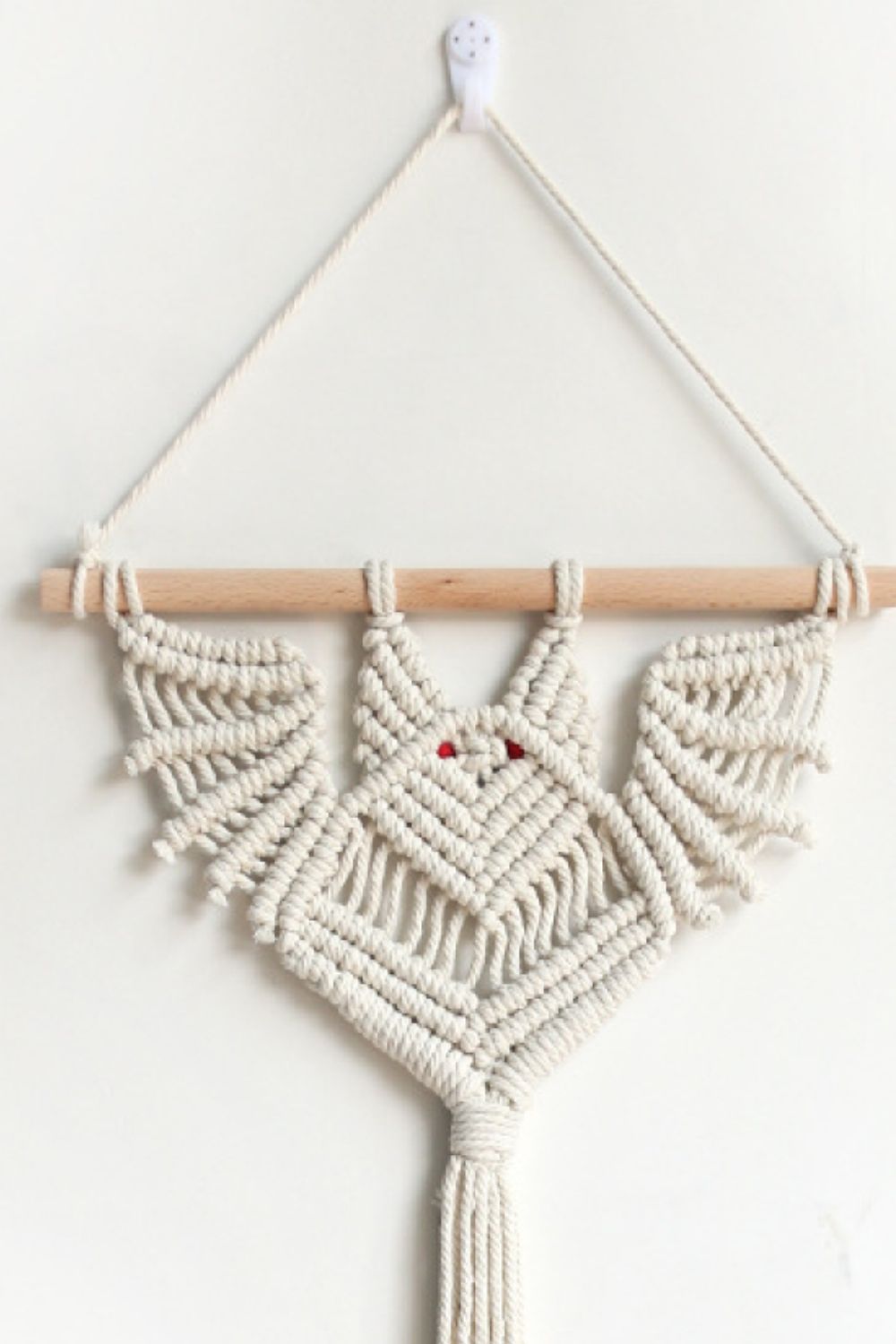 19.7" Bat Macrame Wall Plant Hanger-Teresa&#39;s Fashionista LLC