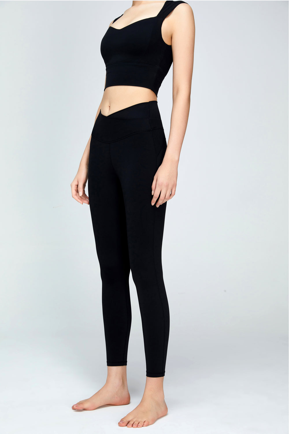 V-Waist Sports Leggings-Teresa&#39;s Fashionista LLC