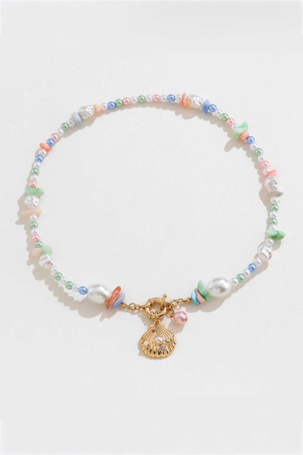 Colorful Synthetic Pearl Necklace-Teresa&#39;s Fashionista LLC