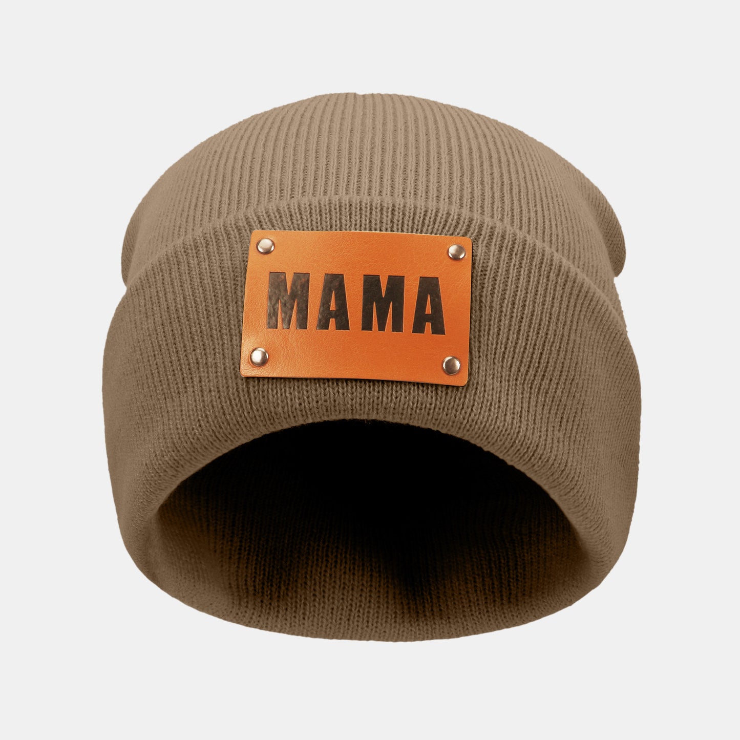 MAMA Warm Winter Knit Beanie-Teresa&#39;s Fashionista LLC